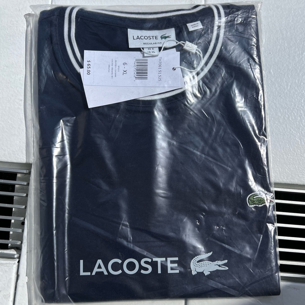 Brand new Lacoste cotton t shirt men’s